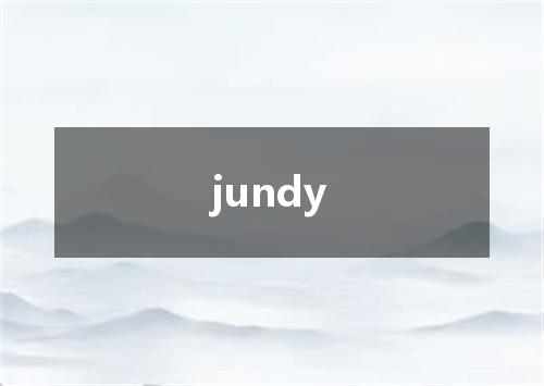 jundy是什么意思