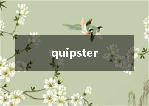 quipster是什么意思