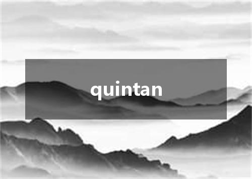 quintan是什么意思