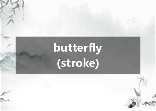 butterfly (stroke)是什么意思