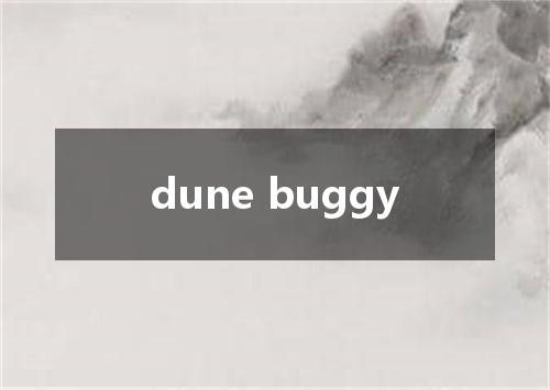 dune buggy是什么意思