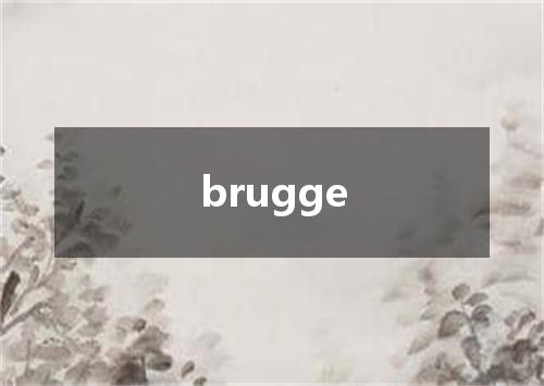 brugge是什么意思