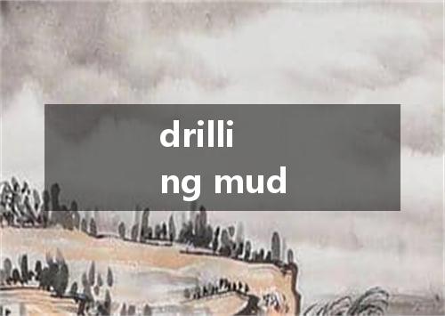 drilling mud是什么意思
