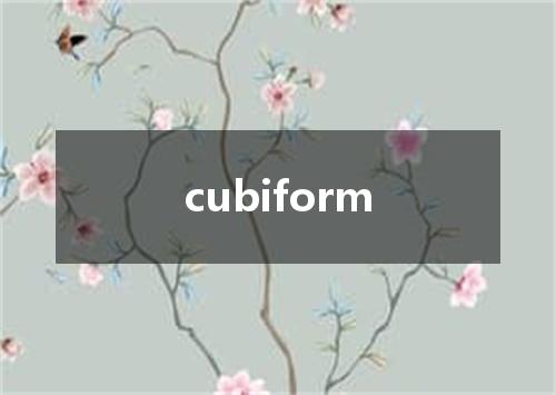 cubiform是什么意思