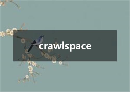 crawlspace是什么意思