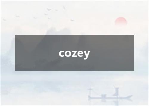 cozey是什么意思