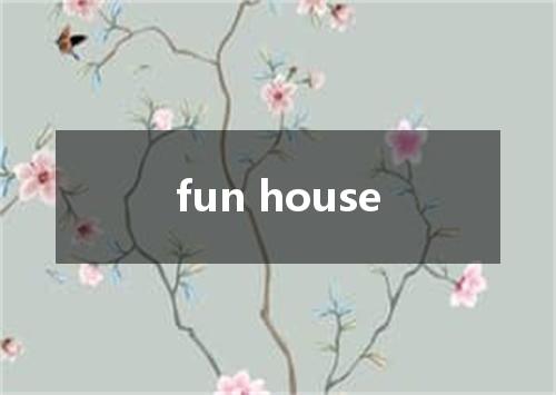 fun house是什么意思