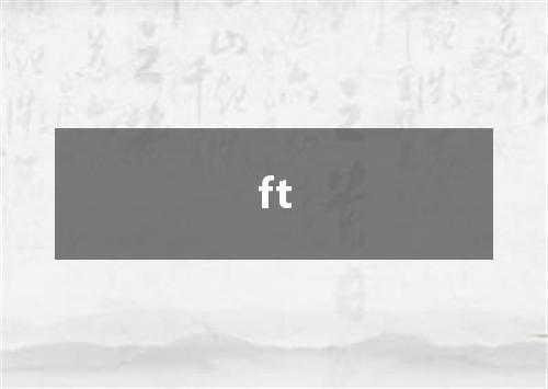 ft是什么意思