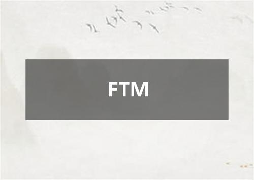 FTM是什么意思