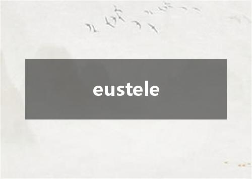 eustele是什么意思