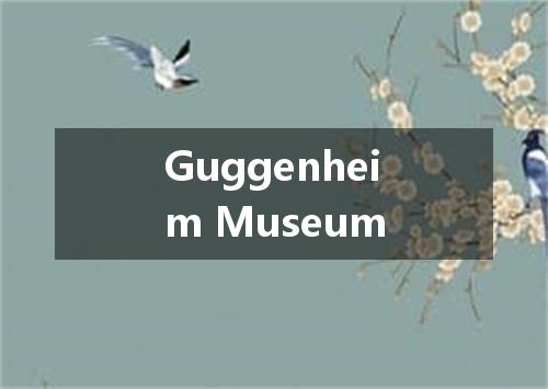 Guggenheim Museum是什么意思