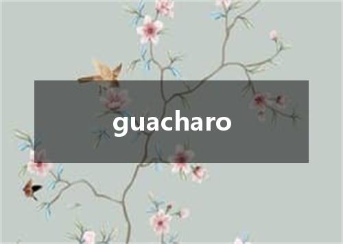 guacharo是什么意思