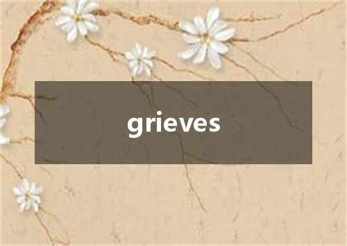 grieves是什么意思