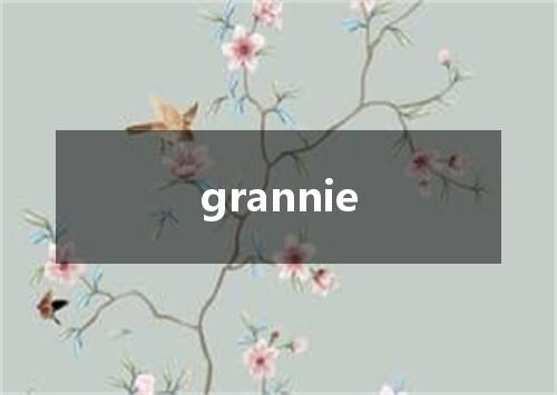 grannie是什么意思