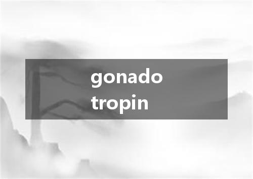 gonadotropin是什么意思
