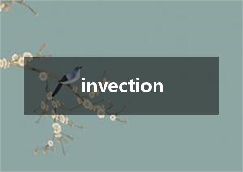 invection是什么意思
