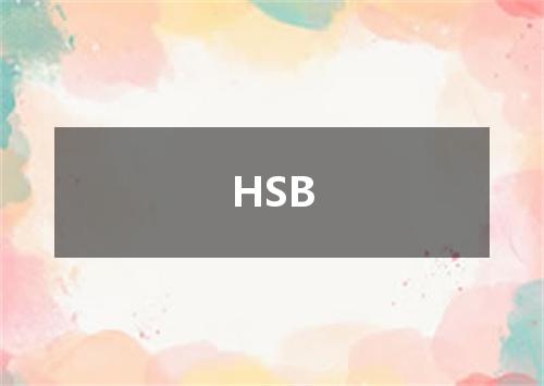 HSB是什么意思