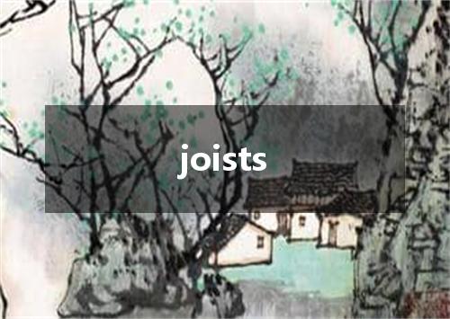 joists是什么意思