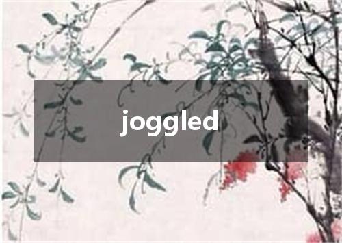 joggled是什么意思