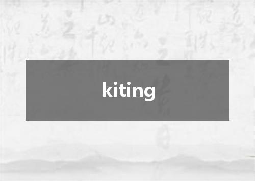 kiting是什么意思