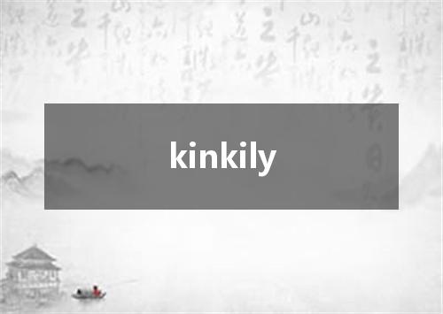 kinkily是什么意思