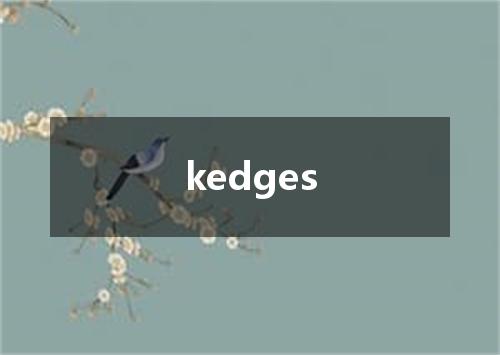 kedges是什么意思