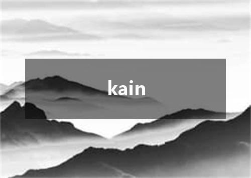 kain是什么意思
