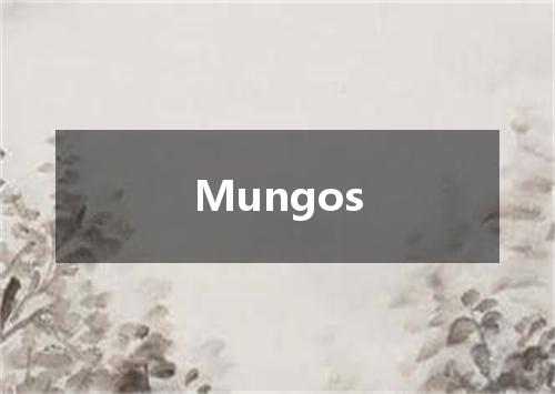 Mungos是什么意思