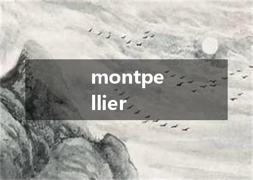montpellier是什么意思