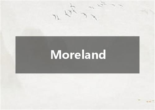 Moreland是什么意思
