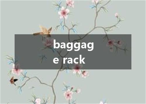baggage rack是什么意思