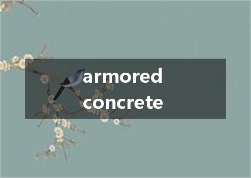 armored concrete是什么意思