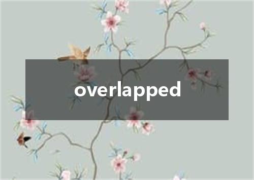 overlapped是什么意思