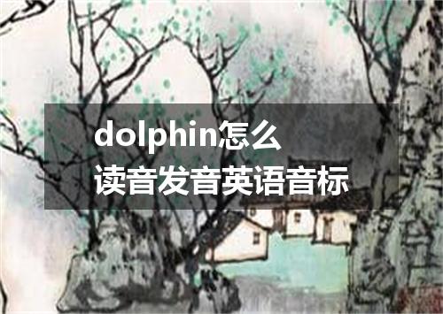 dolphin怎么读音发音英语音标