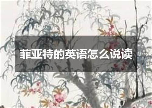 菲亚特的英语怎么说读