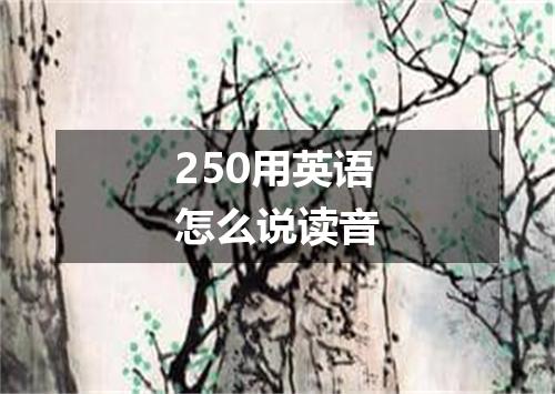 250用英语怎么说读音