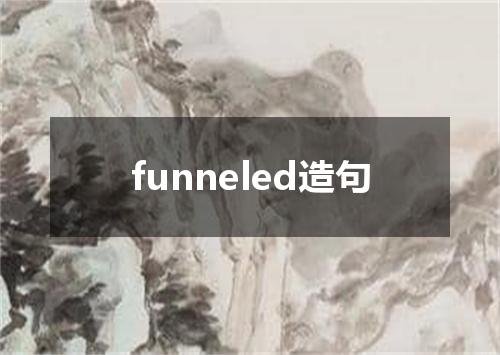 funneled造句
