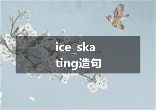 ice_skating造句