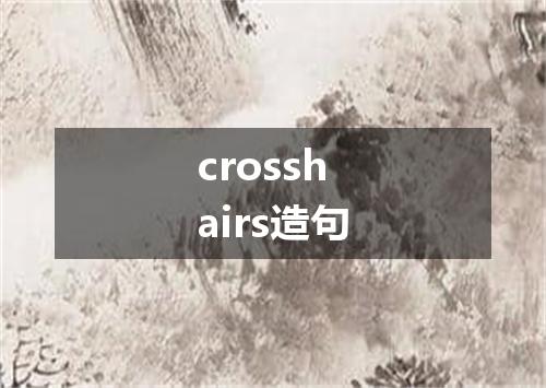 crosshairs造句