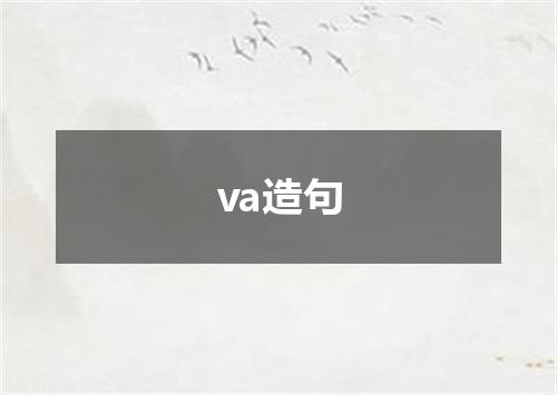 va造句