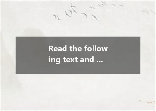 Read the following text and choose the most suitable heading from A-F for each p