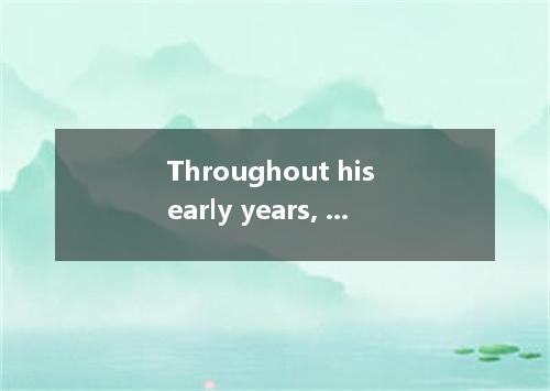 Throughout his early years, Obama was known at home and at school as “Barry . Ob