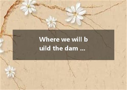 Where we will build the dam has not been decided yet, ?A．will weB．has itC．won’t 