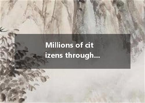 Millions of citizens throughout the central US are jumping into pools, sitting i