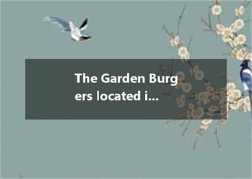 The Garden Burgers located in Truman was recognized by the Garden Burgers head o