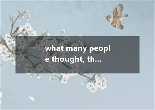 what many people thought, the graduate came here not to fame or money but the tr