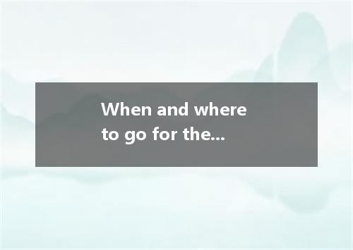 When and where to go for the on-salary holiday yet. A. are not decided B. have n