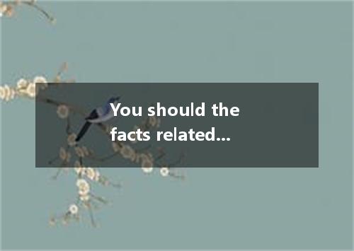 You should the facts related to this problem, which can make others know you are