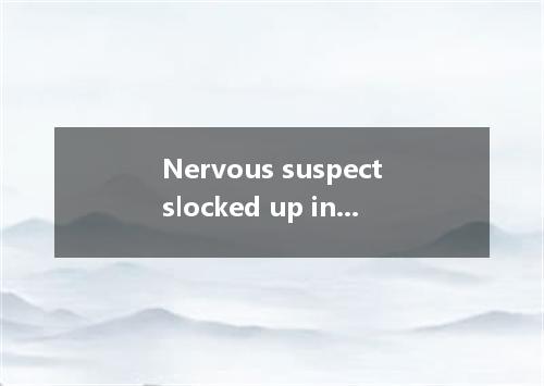 Nervous suspectslocked up in Britain’s newest police station may feel relieved b