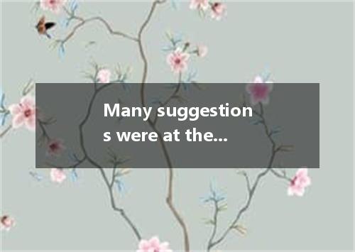 Many suggestions were at the meeting to help college students get jobs after gra